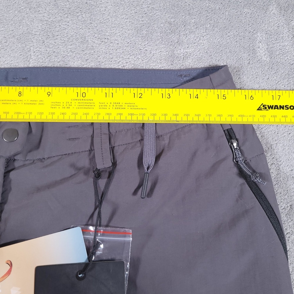 Salewa Shorts Womens Small Gray‎ Puez Dry Trekking Hiking Pockets 7" Inseam - Picture 5 of 9